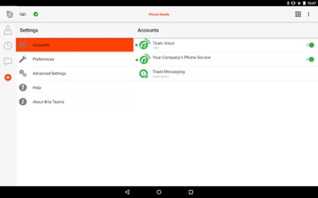 Bria - VoIP SIP Softphone android App screenshot 9